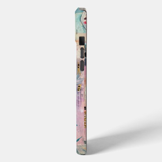 Coques Case-Mate iPhone Chat blanc mignon personnalisé (Verso / Gauche)