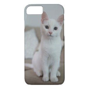 Case-Mate iPhone Case chat blanc   Zazzle_Growshop.