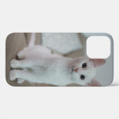 Coques Case-Mate iPhone chat blanc | Zazzle_Growshop. (Verso (horizontal))