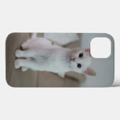 Coques Case-Mate iPhone chat blanc | Zazzle_Growshop. (Verso (horizontal))