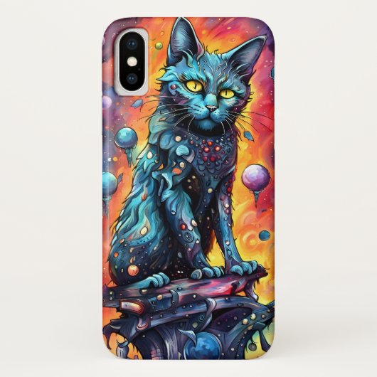 Coques Case-Mate iPhone Chat bleu I (Dos)