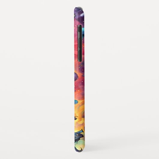 Coques Case-Mate iPhone Chat bleu I (Dos/Gauche)