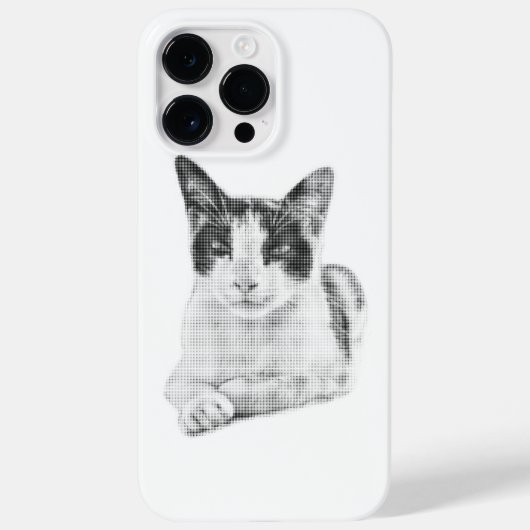 Coques Case-Mate iPhone Chat Calico Halftone (Verso)