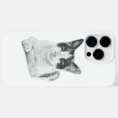 Coques Case-Mate iPhone Chat Calico Halftone (Verso (horizontal))