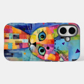 Coques Case-Mate iPhone Chat calico mignon Personnalisé (Verso (horizontal))