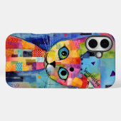 Coques Case-Mate iPhone Chat calico mignon Personnalisé (Verso (horizontal))