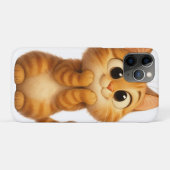 Coques Case-Mate iPhone Chat Cartoon Cute, Chat Tabby Orange (Dos (Horizontal))