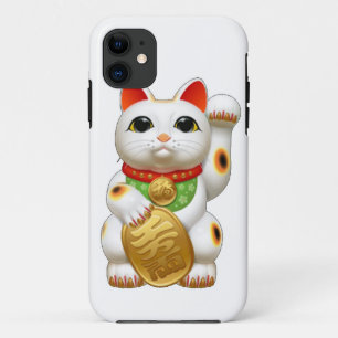 Coque iPhone 11 chat chanceux de maneki-neko
