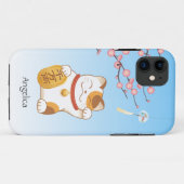 Coques Case-Mate iPhone Chat chanceux japonais, Calico Maneki Neko (Dos (Horizontal))