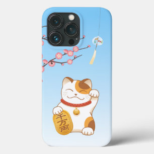 Case-Mate iPhone Case Chat chanceux japonais, Calico Maneki Neko
