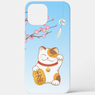 Case-Mate iPhone Case Chat chanceux japonais, Calico Maneki Neko