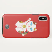 Coques Case-Mate iPhone Chat chanceux Maneki-neko (Dos (Horizontal))