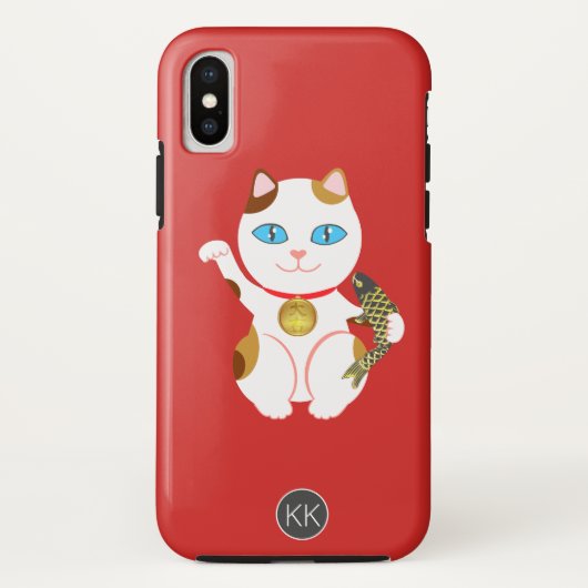 Coques Case-Mate iPhone Chat chanceux Maneki-neko (Dos)