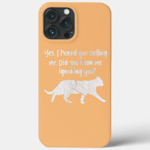 Case-Mate iPhone Case Chat Chaton Oui Je T'ai Entendu M'appeler Sarcasme