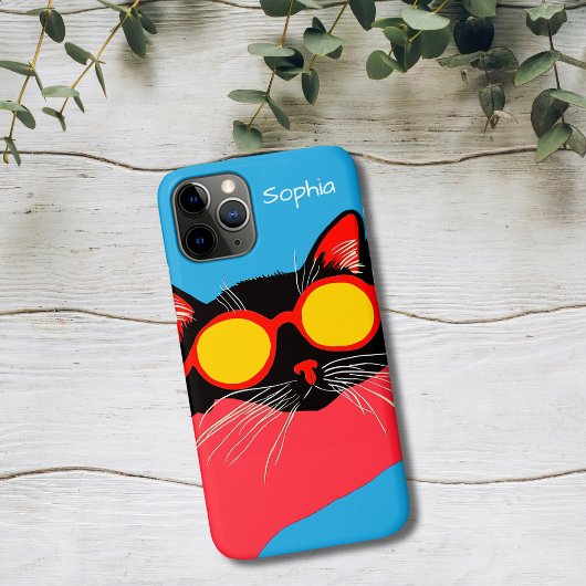 Coques Case-Mate iPhone Chat Cool aux Lunettes de Soleil