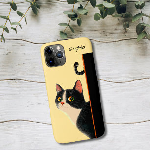 Case-Mate iPhone Case Chat curieux et ver sournois