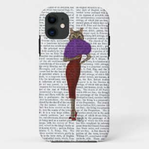 Coques Pour iPhone Chat dans la robe rouge