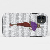 Coques Case-Mate iPhone Chat dans la robe rouge (Dos (Horizontal))
