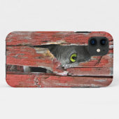 Coques Case-Mate iPhone Chat dans l'ancienne grange (Dos (Horizontal))