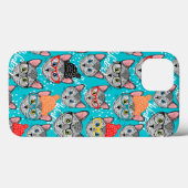 Coques Case-Mate iPhone Chat dans le casquette (Verso (horizontal))