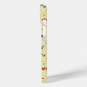 Coques Case-Mate iPhone Chat dans le Chapeau | Motif Jaune (Verso / Gauche)