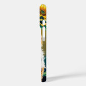 Coques Case-Mate iPhone chat dans le jardin de tournesol (Verso / Gauche)