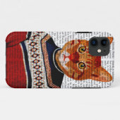 Coques Case-Mate iPhone Chat dans Ski Sweater 2 (Dos (Horizontal))