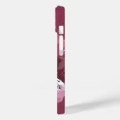 Coques Case-Mate iPhone Chat d'astronaute de couleur rouge (Verso / Gauche)