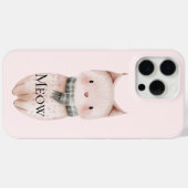 Coques Case-Mate iPhone Chat de boeuf rose (Verso (horizontal))