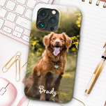 Case-Mate iPhone Case Chat de chien photo pour animal de compagnie perso<br><div class="desc">Maintenant, vous pouvez transporter votre meilleur ami avec vous partout où vous allez avec ce coque iphone photo pour chien personnalisé. Cette photo avec un design personnalisé de nom est tendance, élégant, cool et mignon. Customisez avec votre photo préférée de chien, photo de chat ou tout animal de compagnie avec...</div>