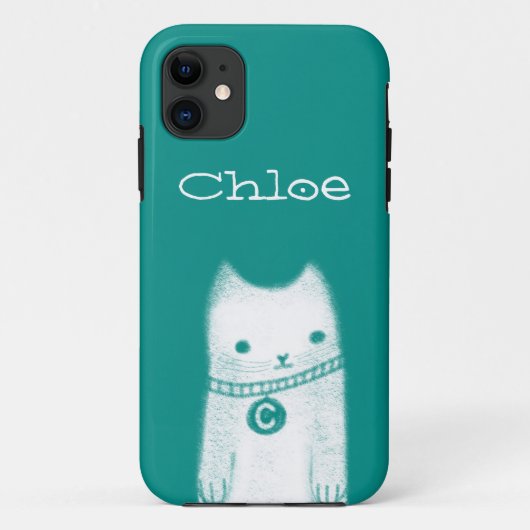 Coques Case-Mate iPhone Chat de Chloe (Dos)