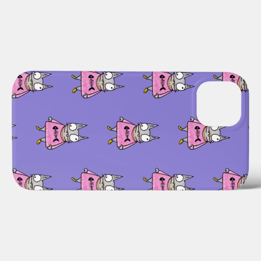Coques Case-Mate iPhone Chat de dessin (Verso (horizontal))