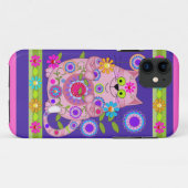 Coques Case-Mate iPhone Chat de flower power (Dos (Horizontal))