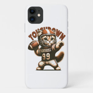 Case-Mate iPhone Case Chat de football américain - Touchdown Purrfection