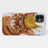 Coques Case-Mate iPhone Chat de gingembre avec la couronne Portrai (Dos (Horizontal))