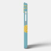 Coques Case-Mate iPhone Chat de jouet rayé avec balle de chaîne (Verso / Gauche)