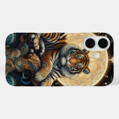 Coques Case-Mate iPhone Chat de la jungle mystique - Tigre (Verso (horizontal))