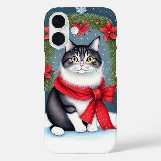 Coques Case-Mate iPhone Chat de Noël (Verso)
