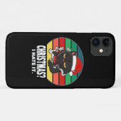 Coques Case-Mate iPhone Chat de Noël (Dos (Horizontal))