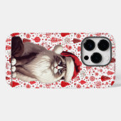 Coques Case-Mate iPhone Chat de Noël Ragdoll, chaton de Noël Père Noël Rag (Verso (horizontal))