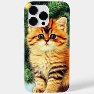 Coque Pour Pour iPhone 14 Pro Max Chat de Noël Vintage