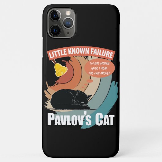 Coques Case-Mate iPhone Chat de Pavlov - Psychologie drôle (Dos)