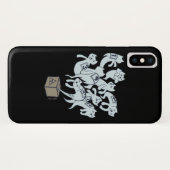 Coques Case-Mate iPhone Chat de Schrödinger les 9 vies (Dos (Horizontal))