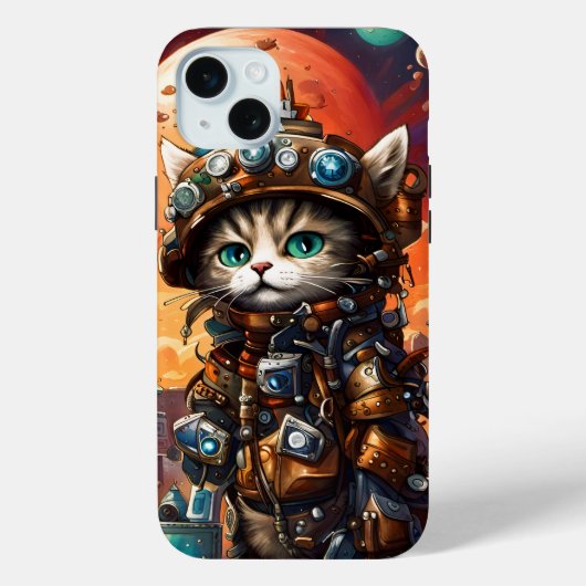 Coques Case-Mate iPhone Chat de Steampunk I (Verso)