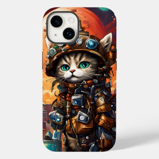 Coque Pour iPhone 14 Chat de Steampunk I