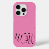 Coques Case-Mate iPhone Chat de viande rose (Verso)
