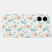 Coques Case-Mate iPhone Chat délicat et gribouillis botanique (Verso (horizontal))