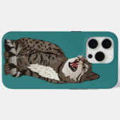 Coques Case-Mate iPhone chat désert indien turquoise (Verso (horizontal))