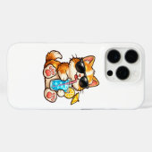 Coques Case-Mate iPhone Chat d'été cool (Verso (horizontal))