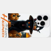 Coques Case-Mate iPhone Chat d'Halloween  (Verso (horizontal))